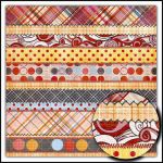 Sassafras Lass  -  Serendipity - Sweet Skully - Booty Seekers - 12" x 12" Patterned Paper